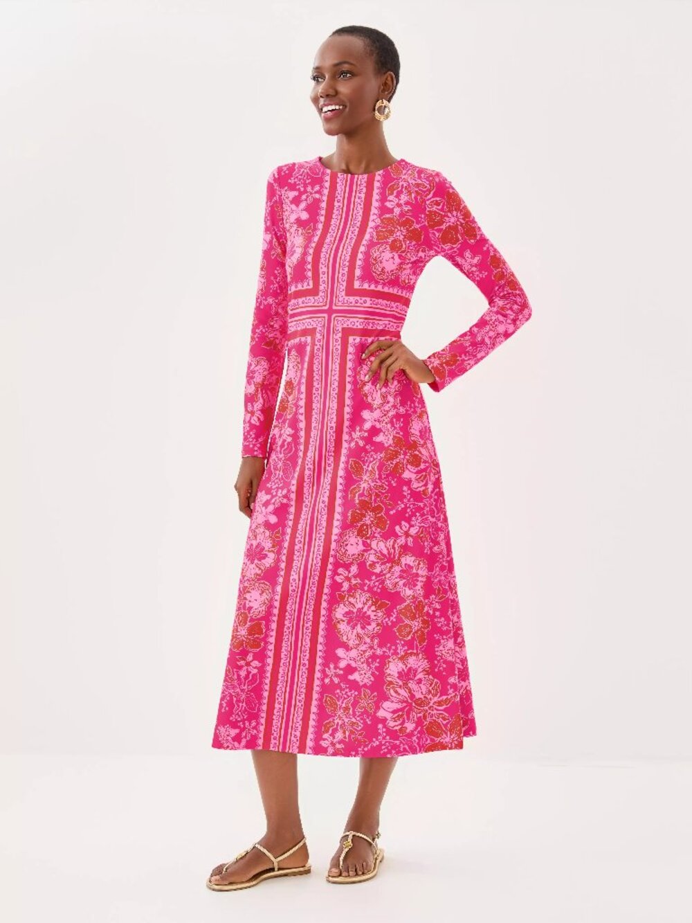 Lilly Pulitzer UPF 50+ Chilly Lilly Zelena Dress